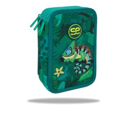 Penál 3 zipy Jumper TROPIC - vybavený